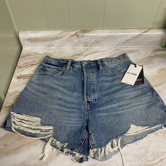 Re/done denim shorts NWT - Picture 1 of 8